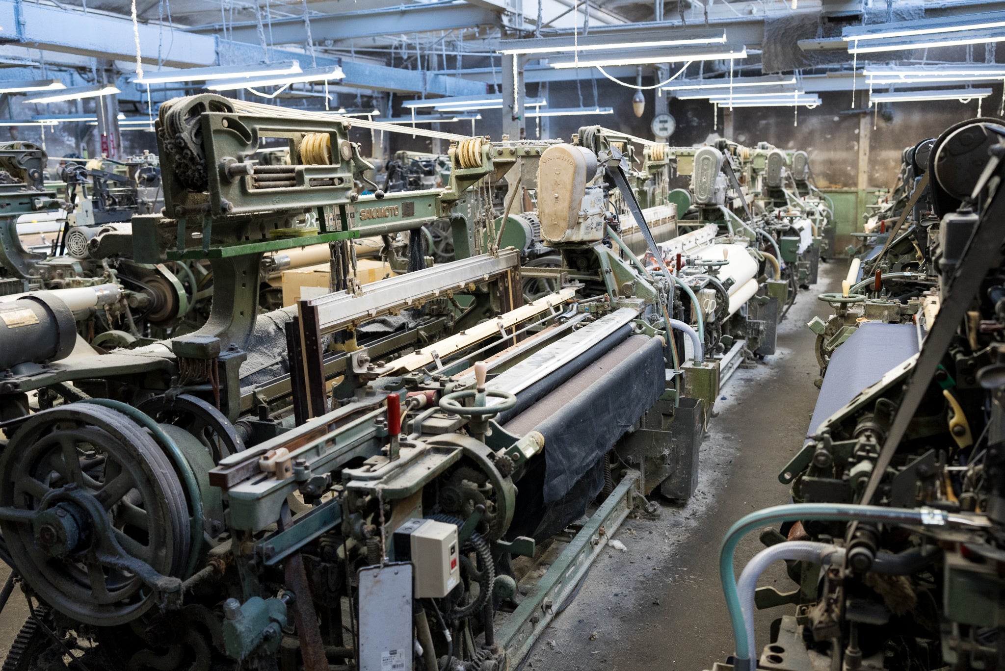 古橋織布有限会社の現役で活躍する旧シャトル機