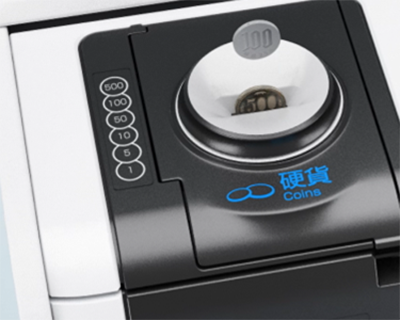 ▲硬貨投入口シャッターを搭載