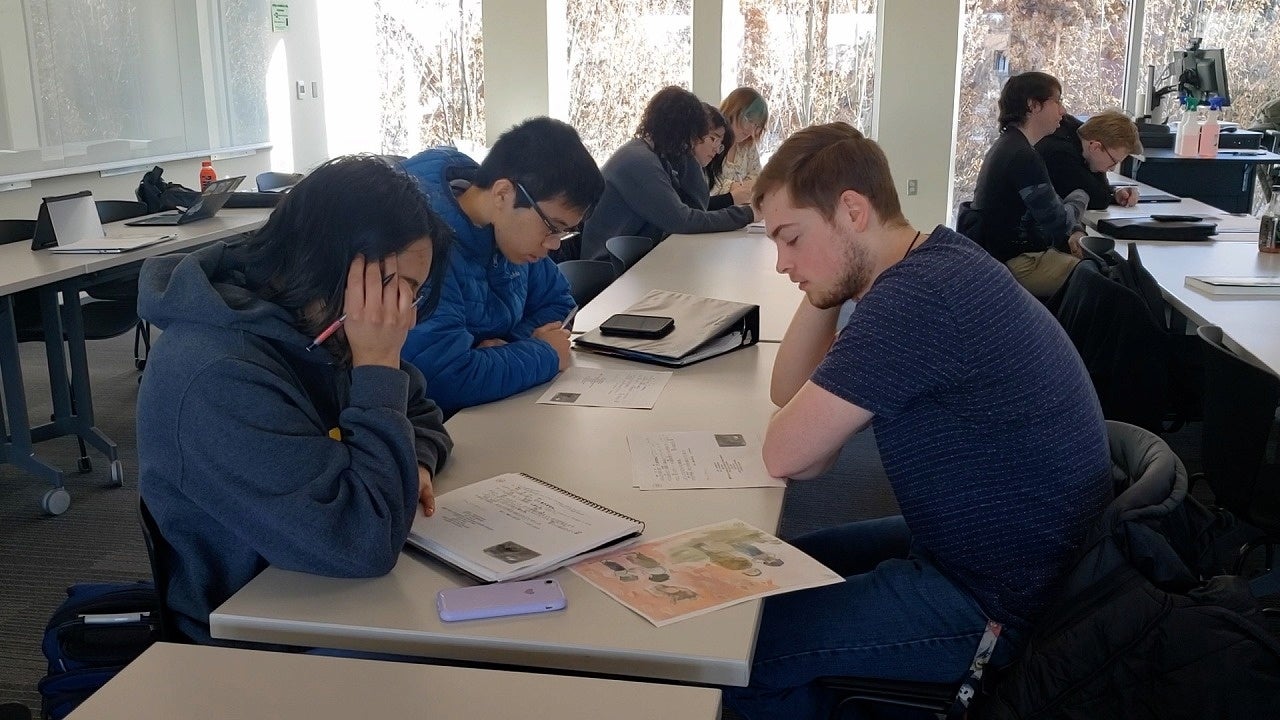 アイダホ大学の学生たち