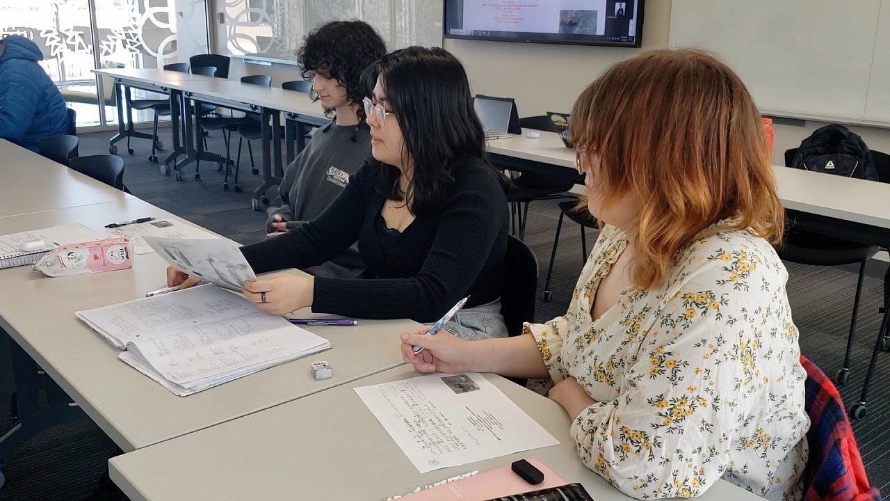 アイダホ大学の学生たち