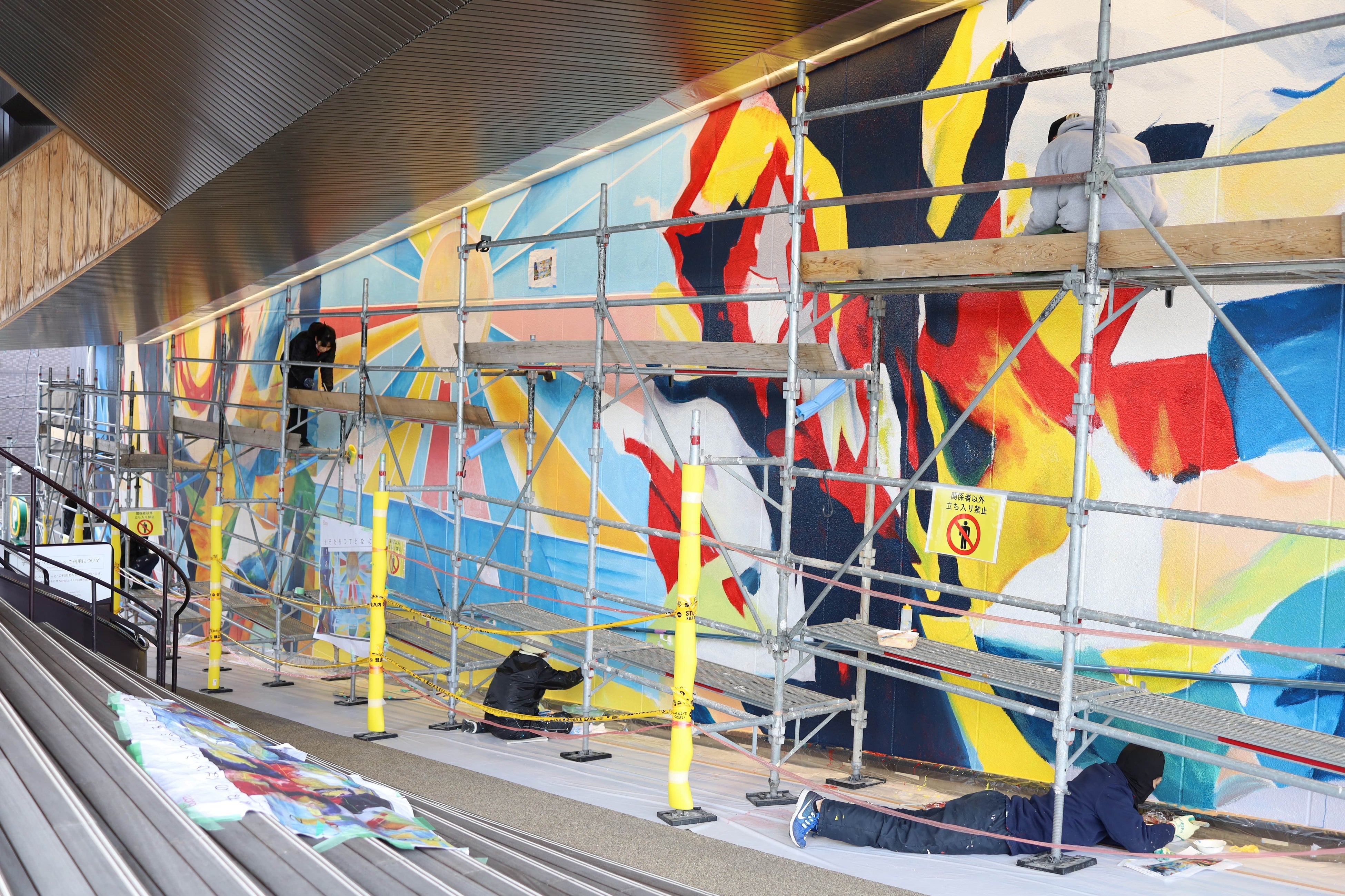 制作過程（三浦恒祺氏[代筆]）