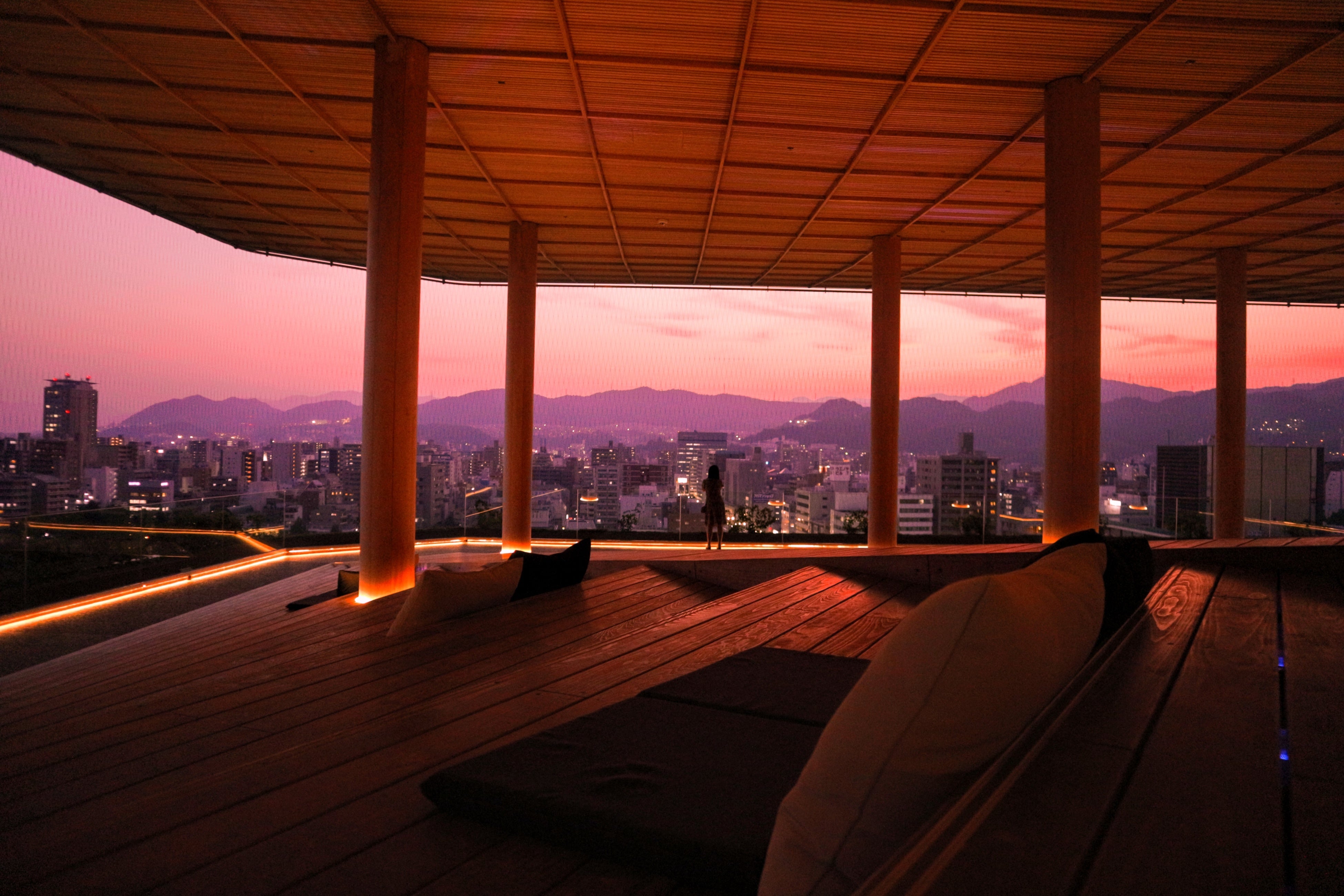 幻想的なマジックアワ―