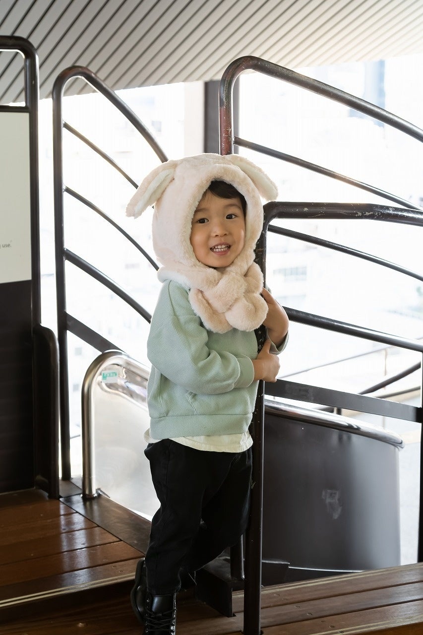 うさぎの被り物無料レンタルいたします。