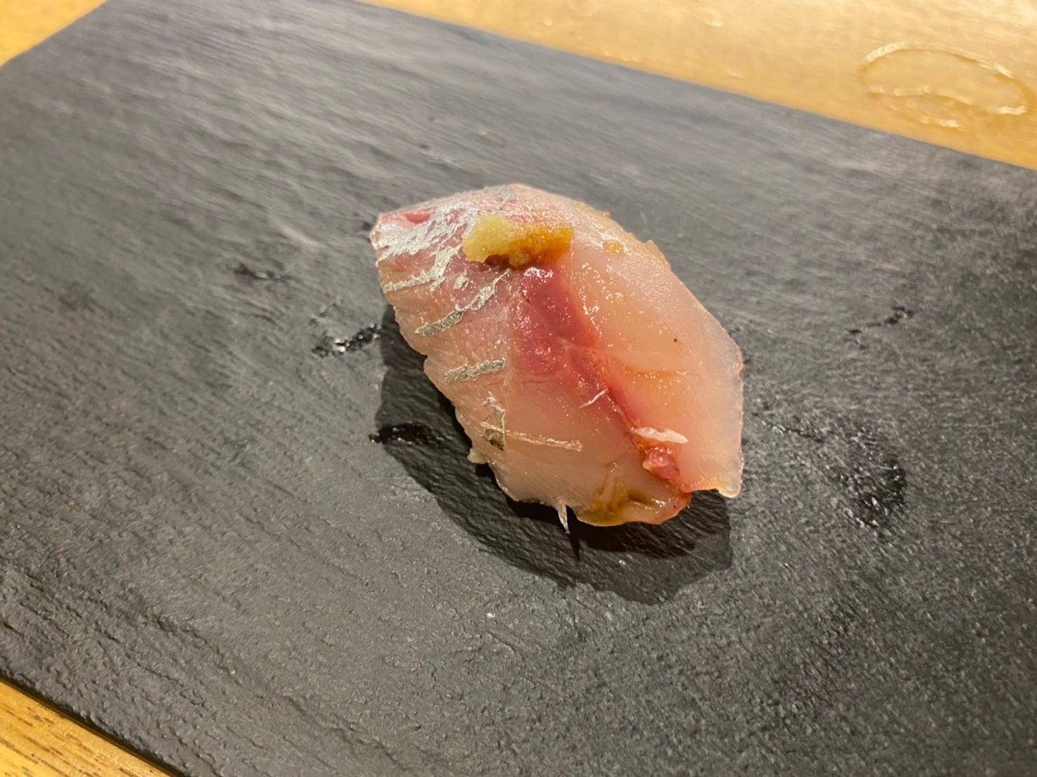 真鯵×すり下ろし生姜×煮切り醤油