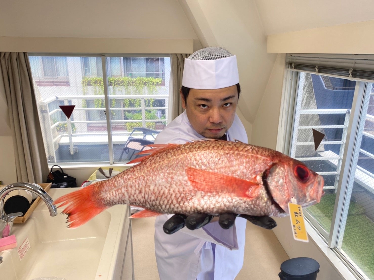 今日の目玉は「最高」級のノドグロ