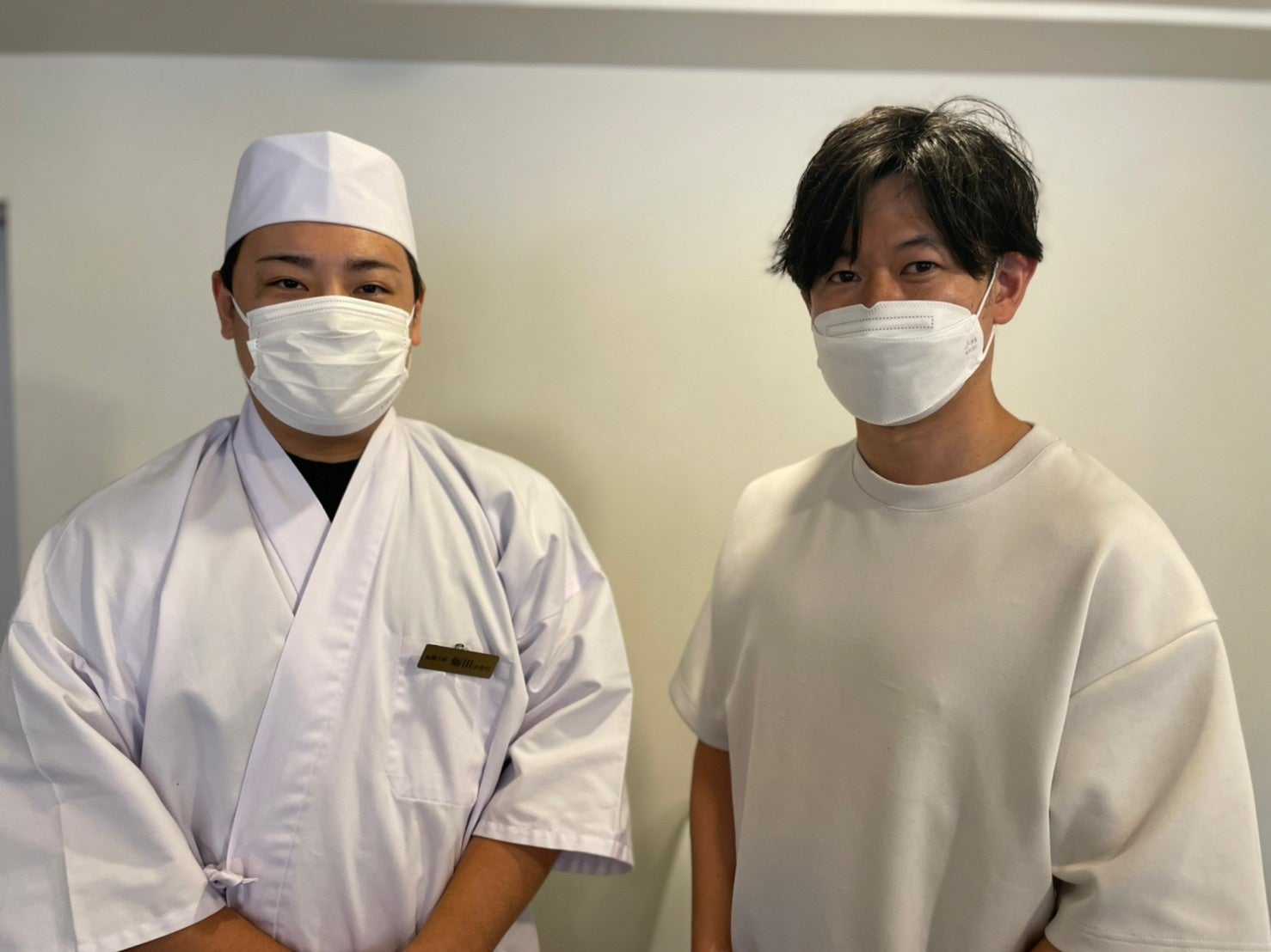 左：転職大将 蛎田　右：株式会社カラック 取締役 執行役員 愛敬 憲康