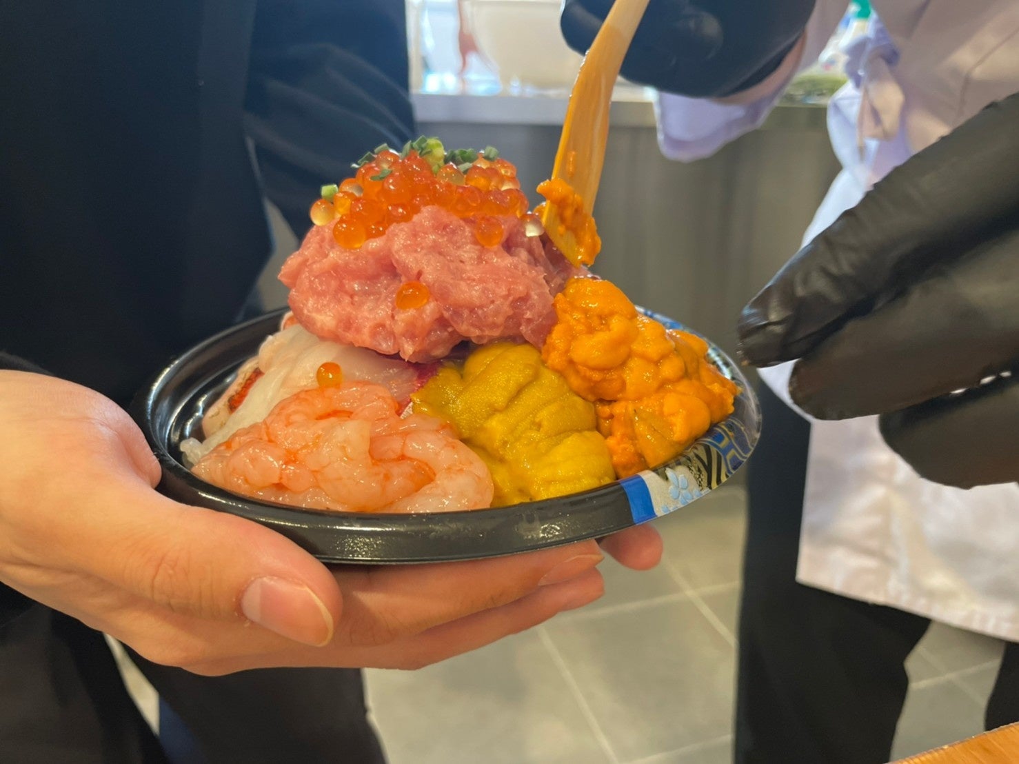 大将じゃんけん用のウニは種類を変えている、さりげない心遣い