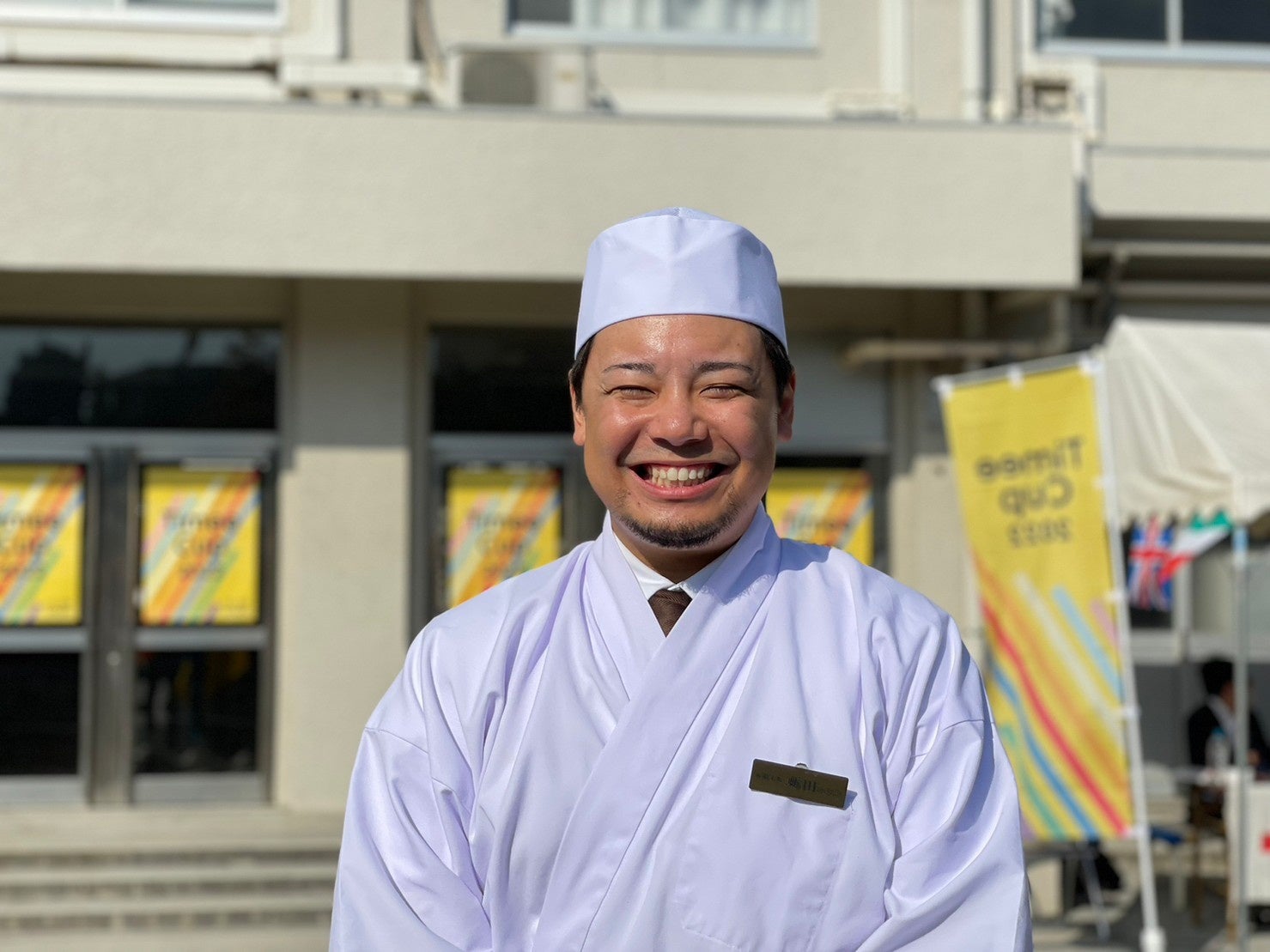 実はお肌がきれいな大将。