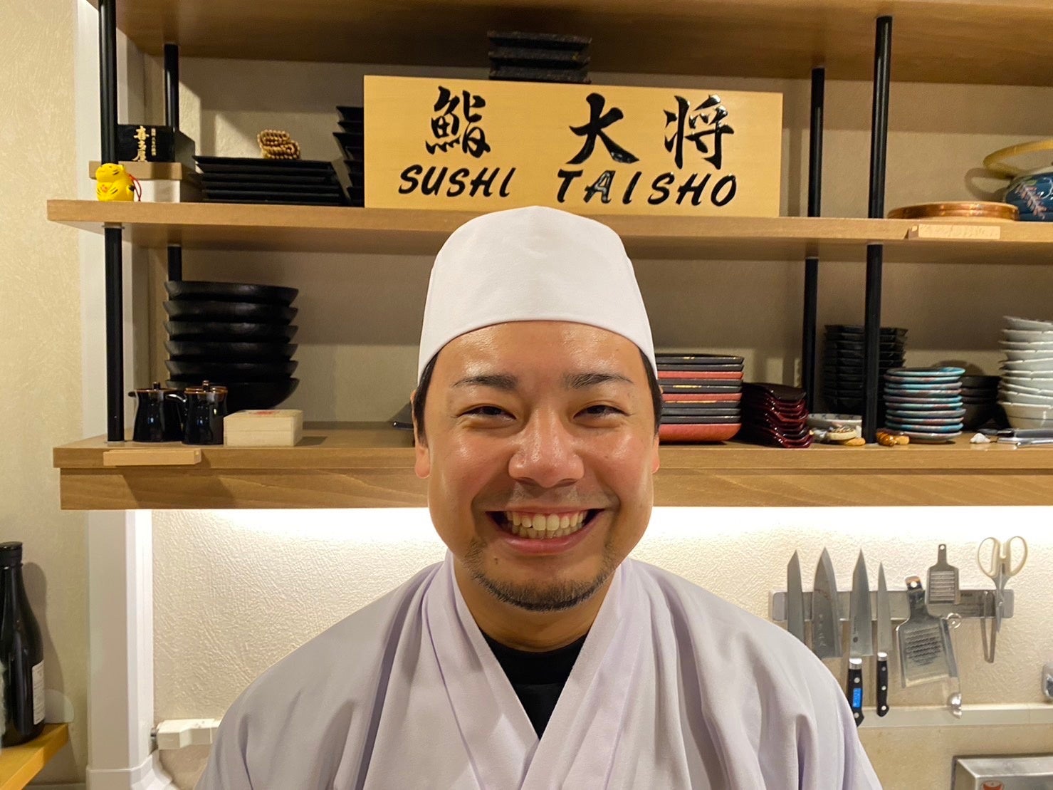 最近Twitterアカウント名も「転職大将」から「鮨大将」に変わりました