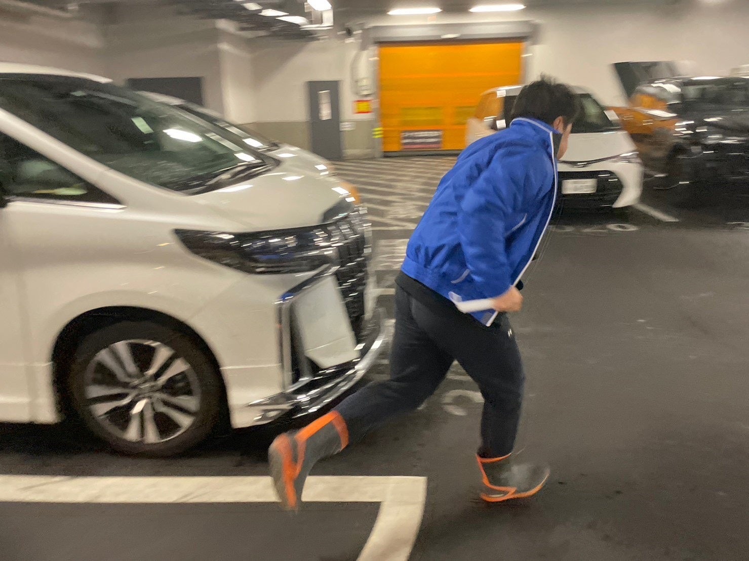 早朝からアドレナリン全開のダッシュ