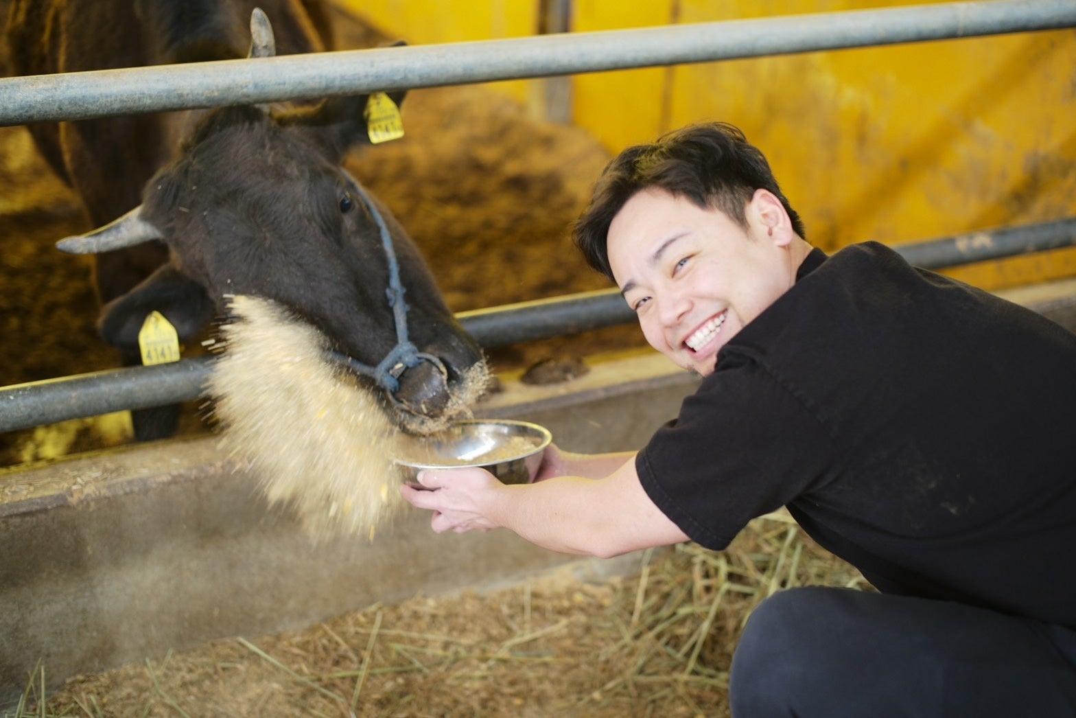たくさん食べてくれるので大将も満足