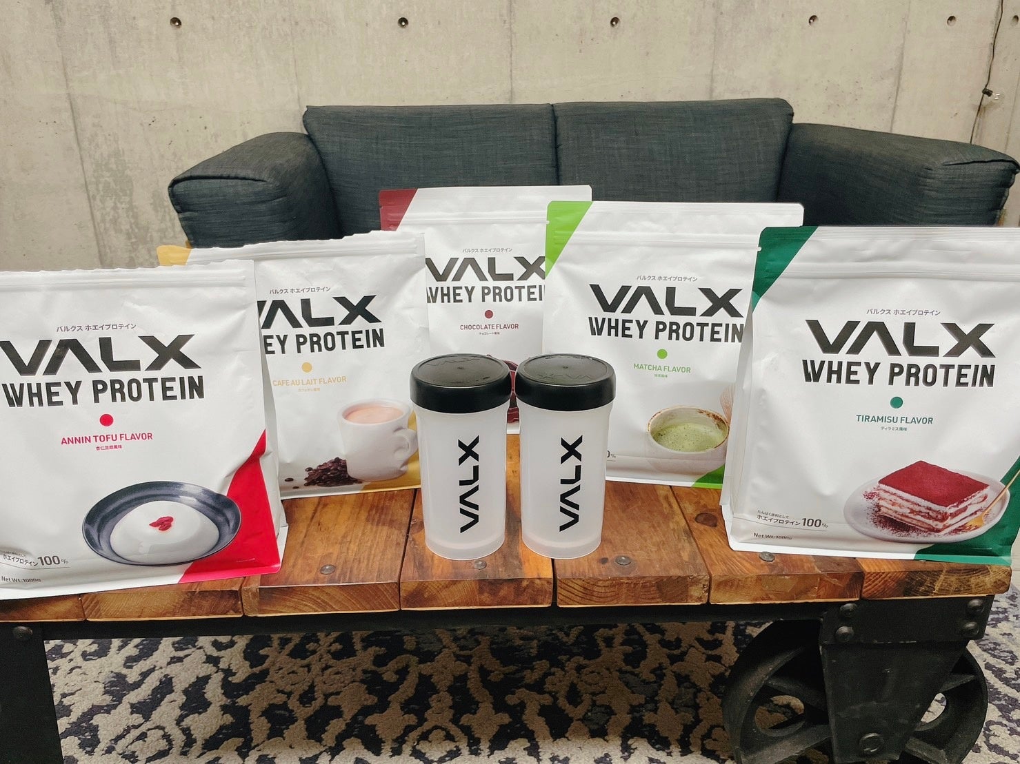 豊富に揃えられたプロテイン