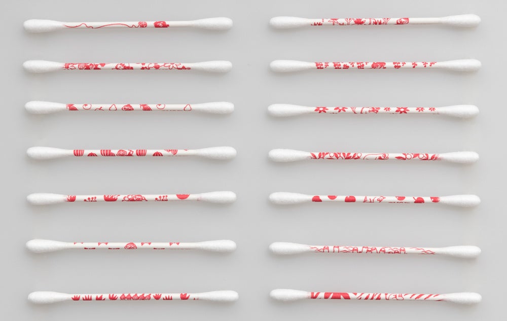 MOOMIN 抗菌綿棒 200本