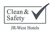 JR西日本ホテルズ　Clean＆Safetyロゴ