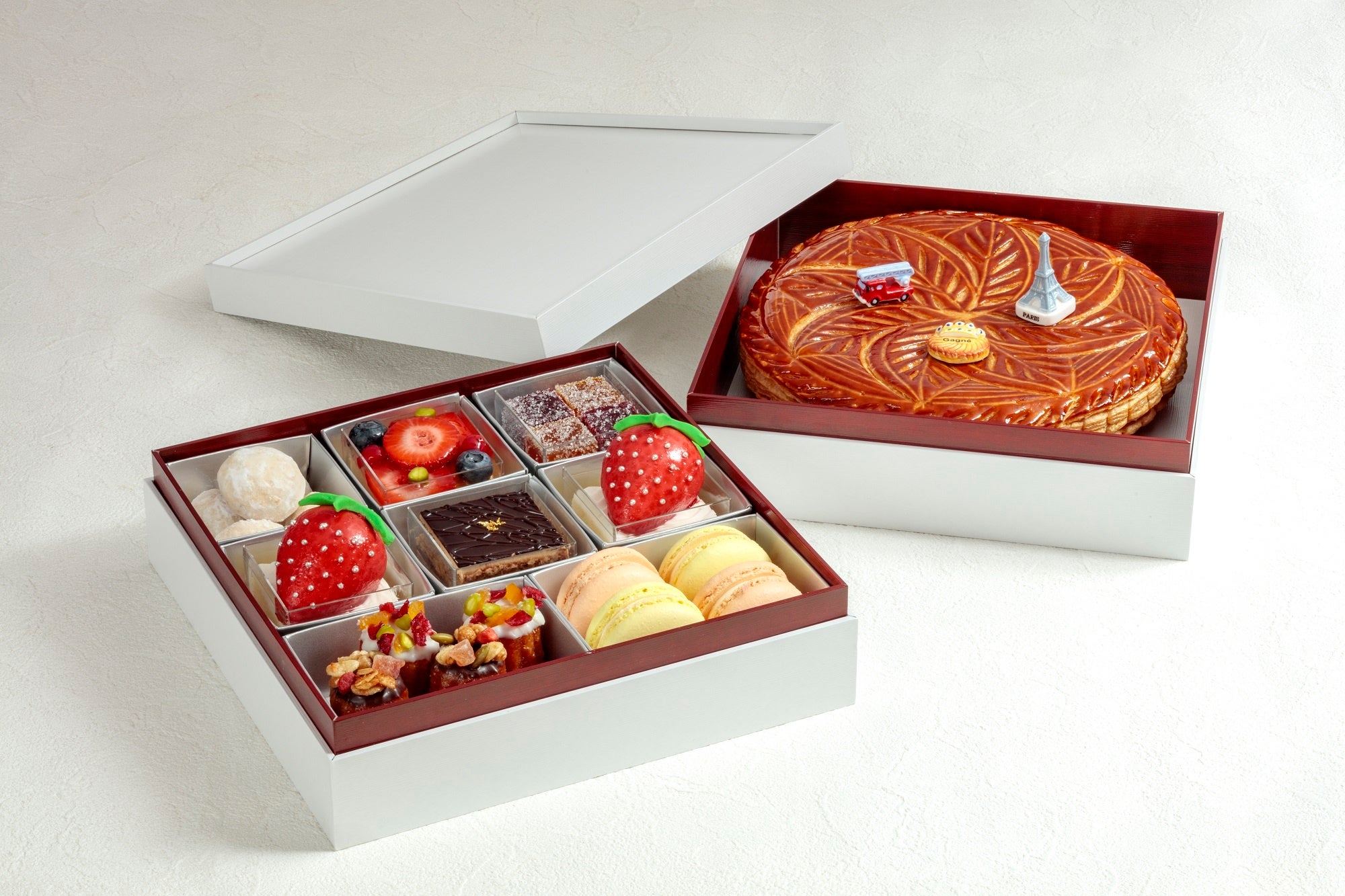 スイーツおせち二段重