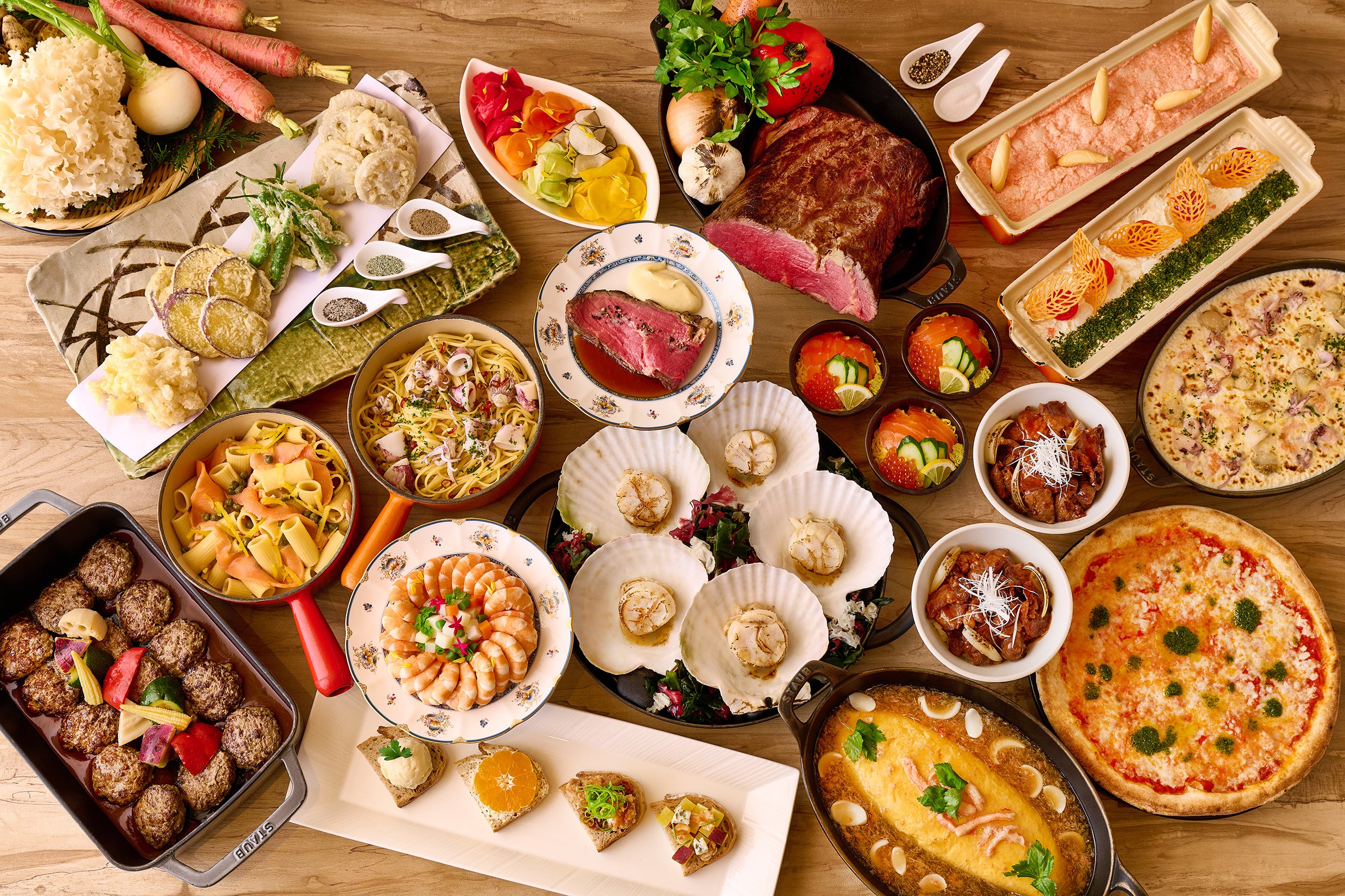 北海道×北陸「北の恵み」バイキング 料理イメージ