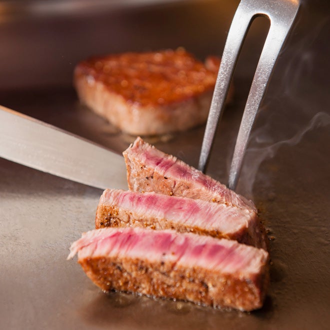 鹿児島黒牛の鉄板焼（イメージ）