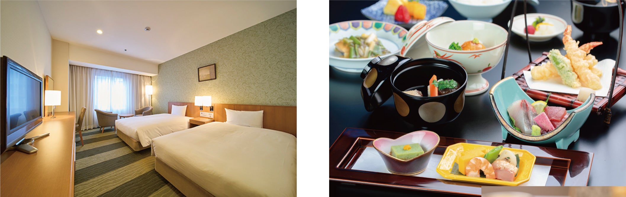 ・スタンダードツイン　・日本料理毬　料理イメージ