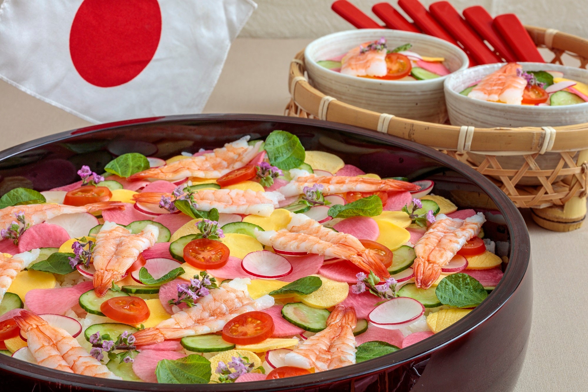 日本：ちらし寿司