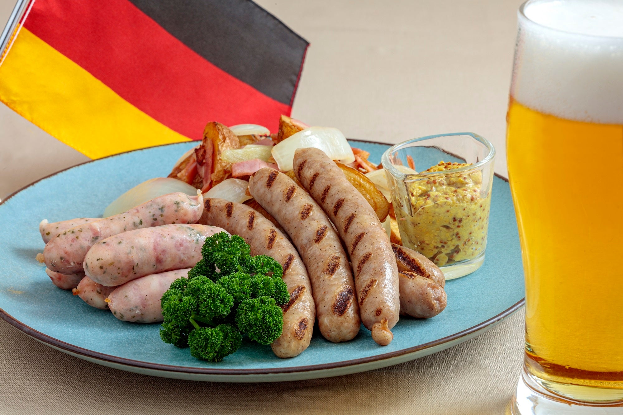 ドイツ：ソーセージとジャーマンポテト