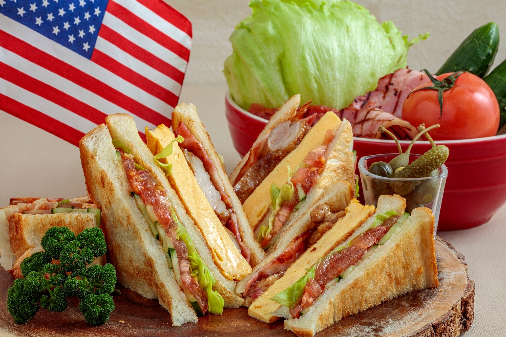 アメリカ：アメリカンクラブハウスサンド