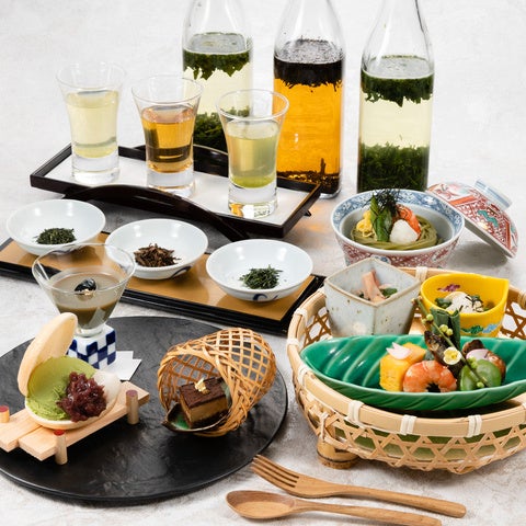 和風ぷちアフタヌーンティーセット「お茶八寸」