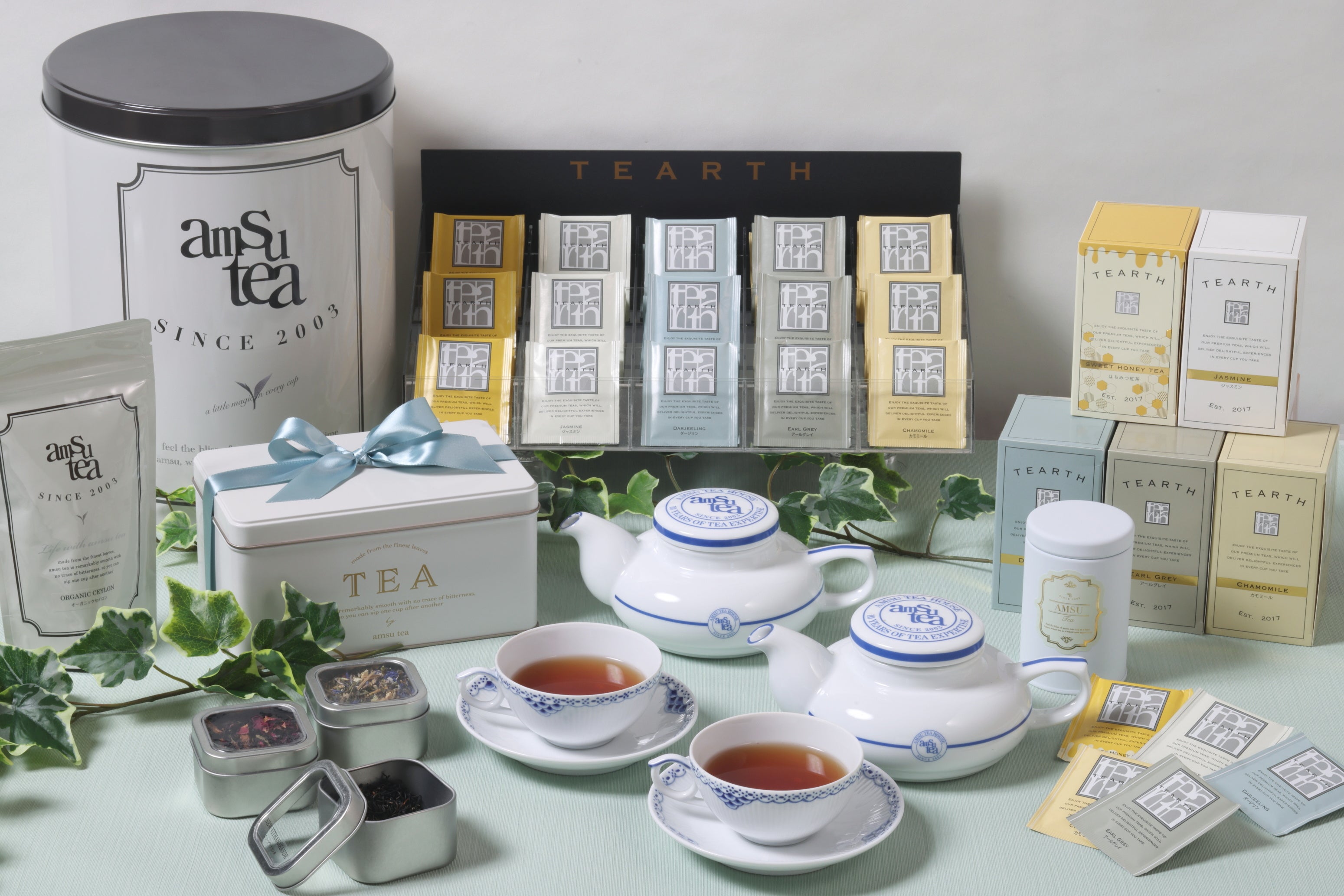 ※バイキング　紅茶イメージ 　amsu tea（アムシュ ティー）、TEARTH（ティーアース）