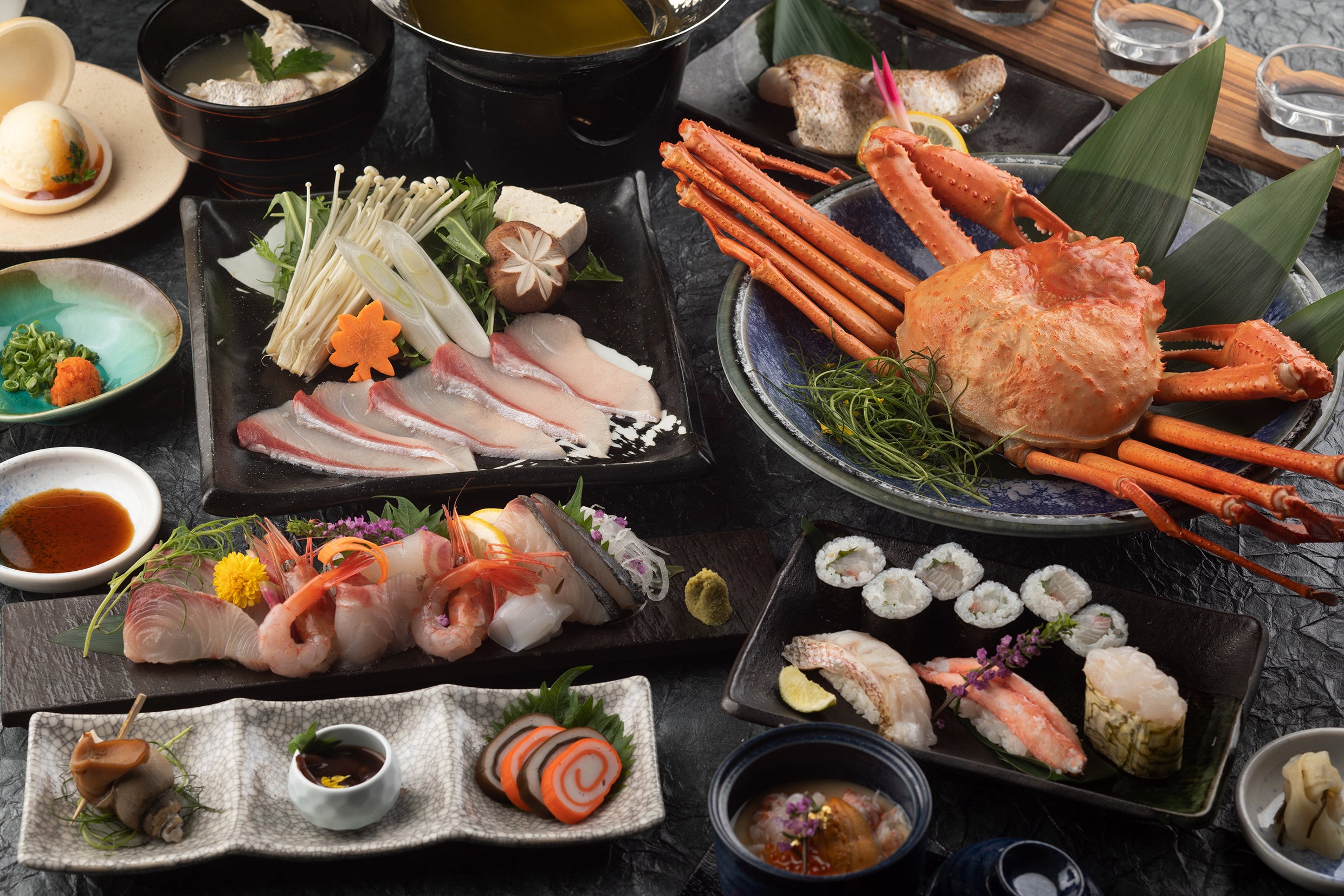 【富山の“美”を心ゆくまで堪能　1泊2食付 宿泊プラン】夕食イメージ