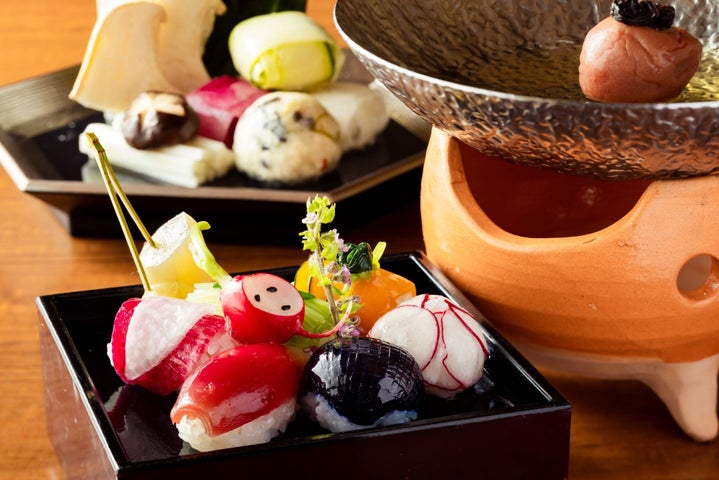 日本ならではの寿司をベジタリアン向けに考案