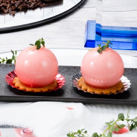 桃とクリームチーズのムース