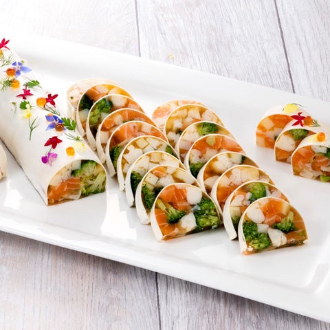 サーモンとジャガイモのショーフロワ