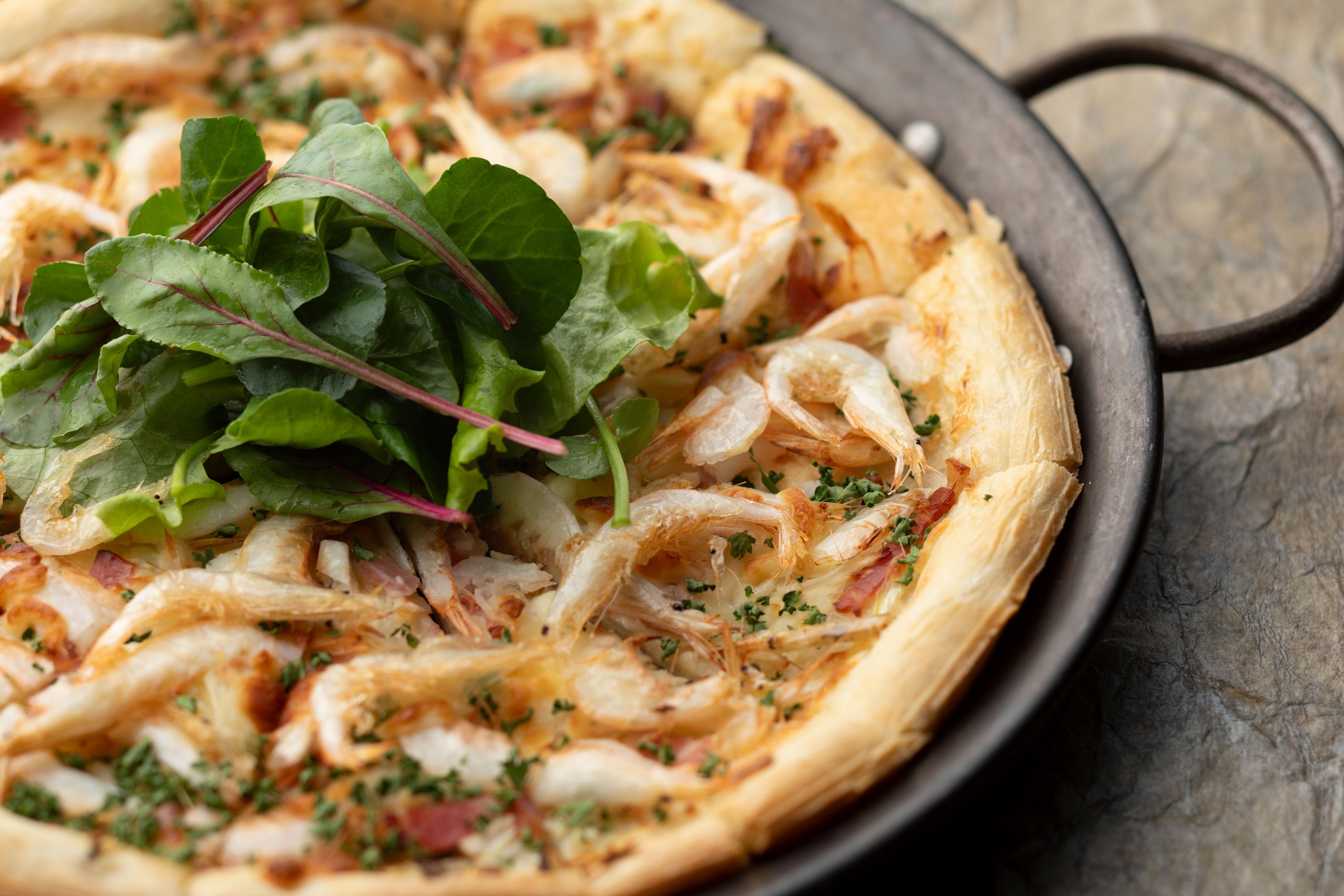 白エビのタルトフランべ-イメージ（右）