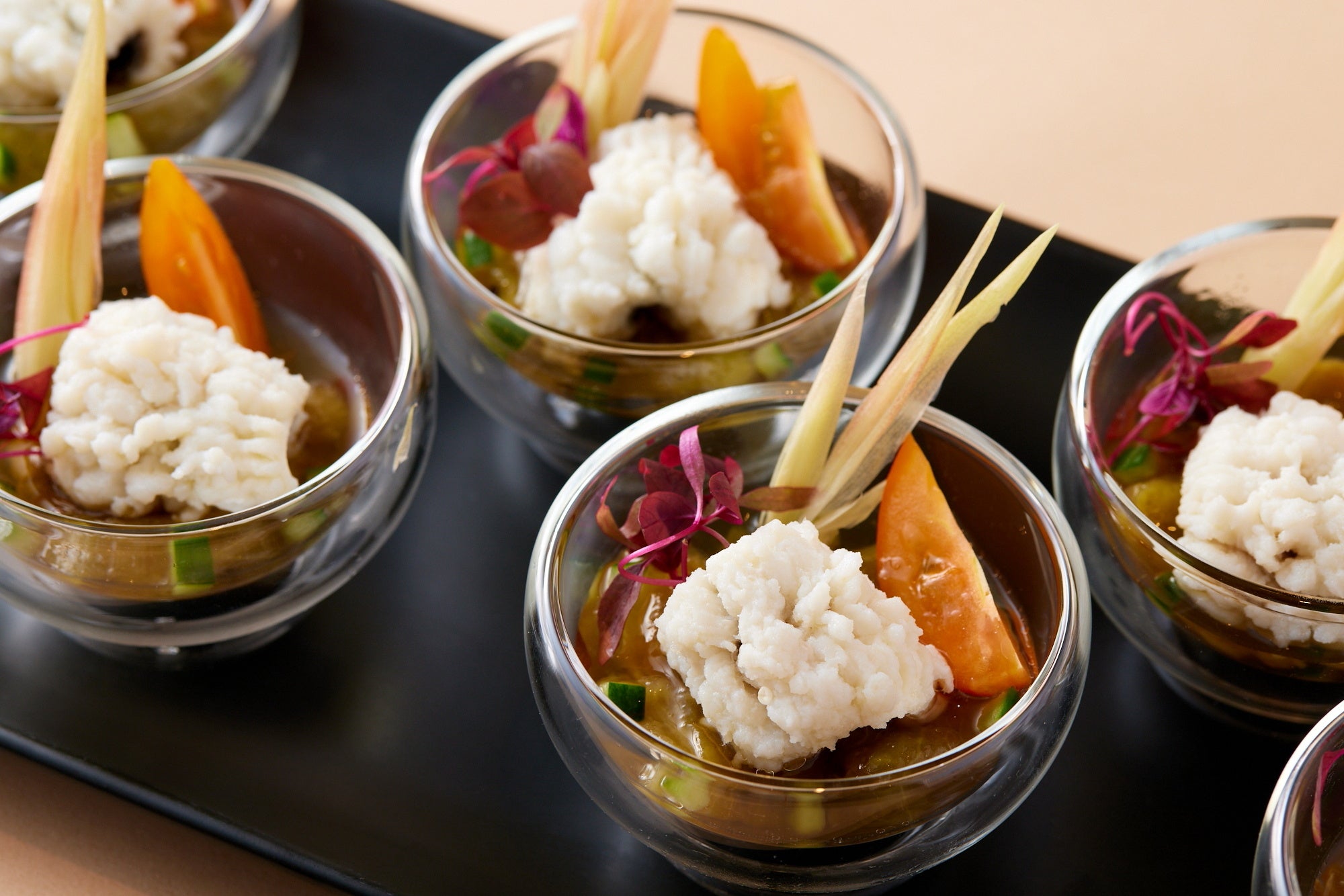 瀬戸内産鱧のポッシェ焼茄子とトマトジュレイメージ