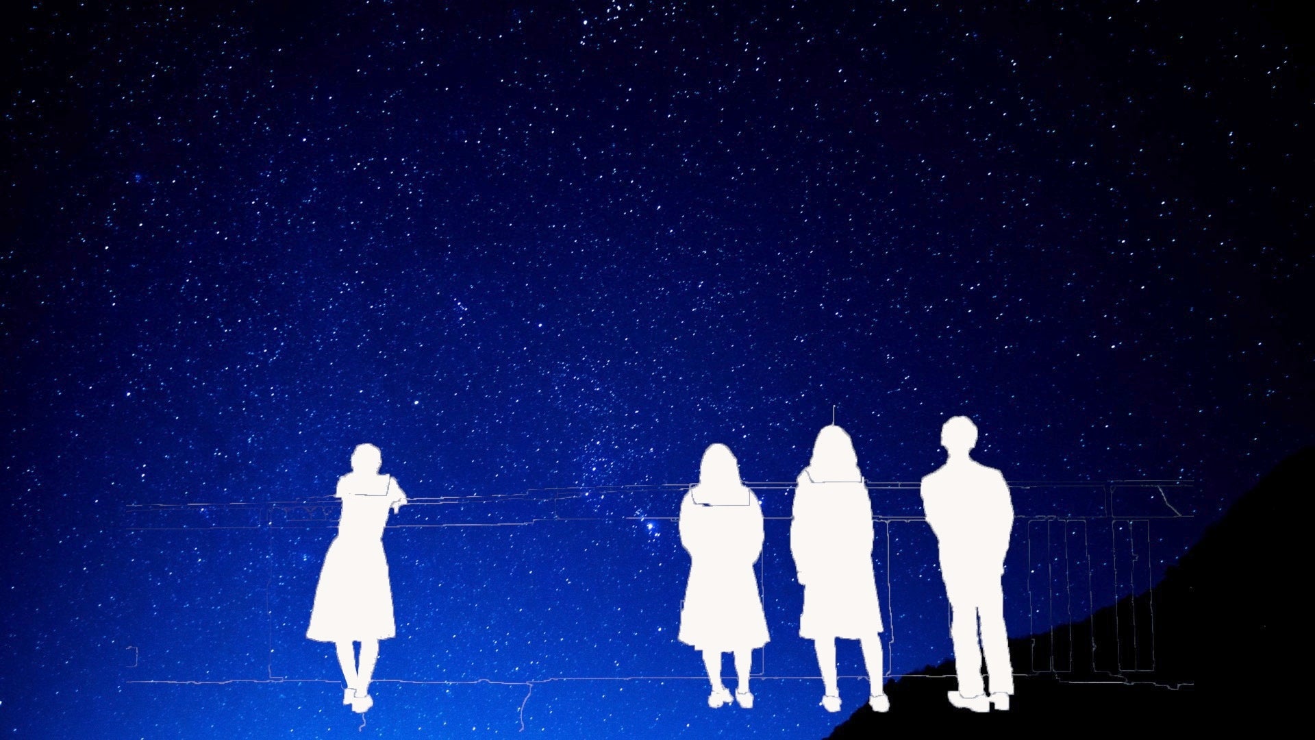 丹波山の星空と中学生（MVより）