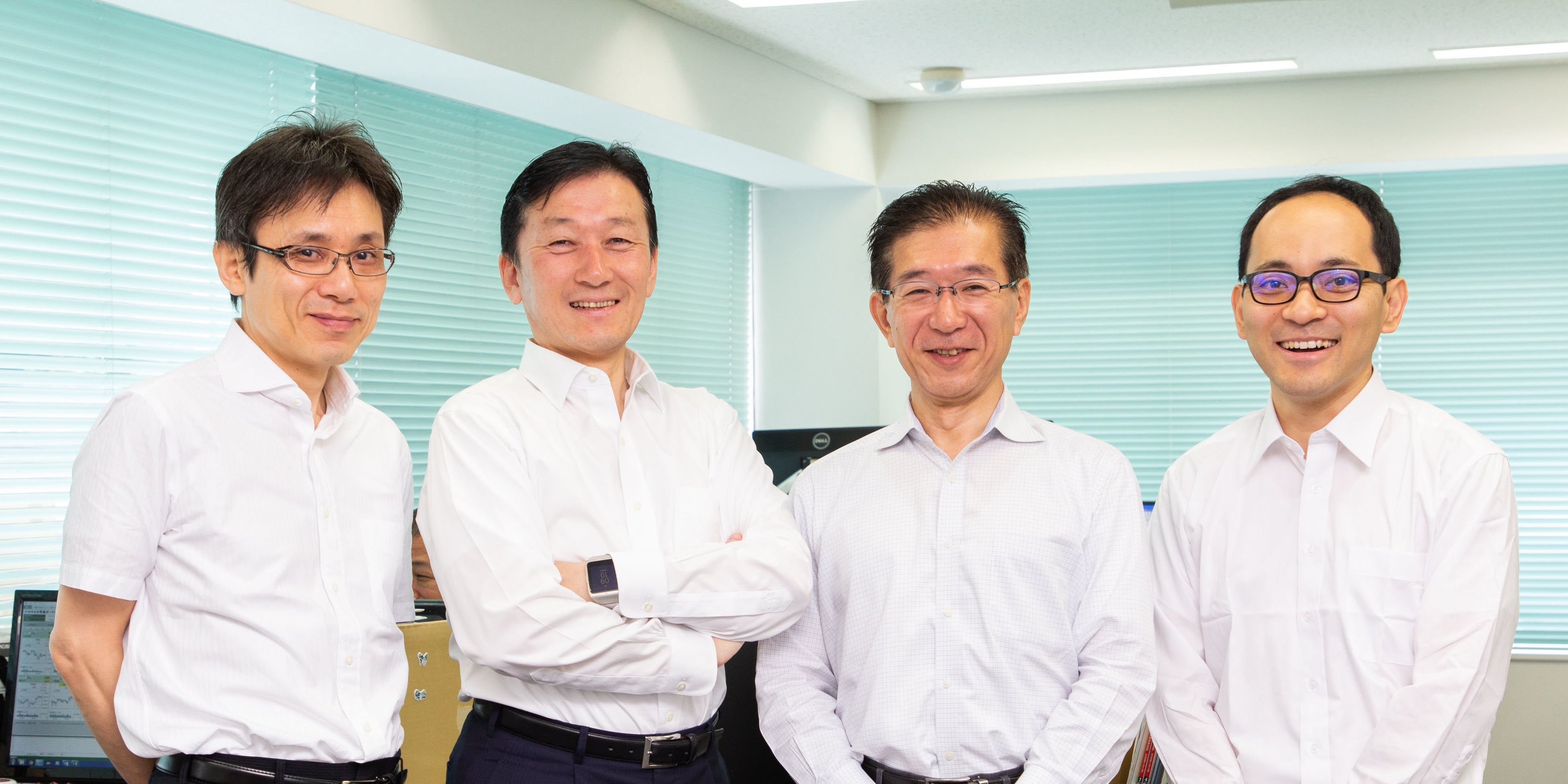 コモンズ30ファンド投資委員会メンバー（左から上野、伊井、末山、原嶋）