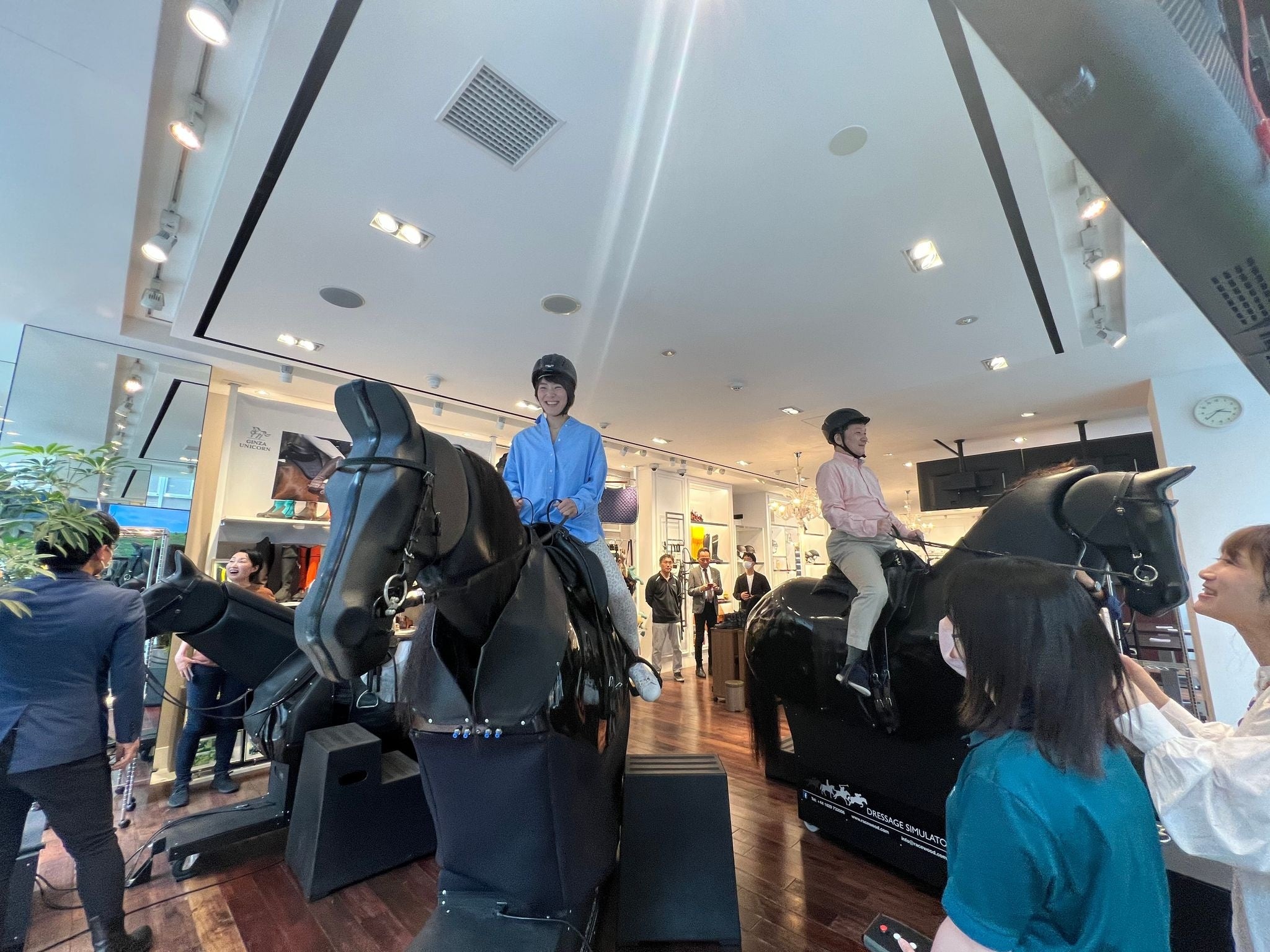 シミレーション乗馬体験