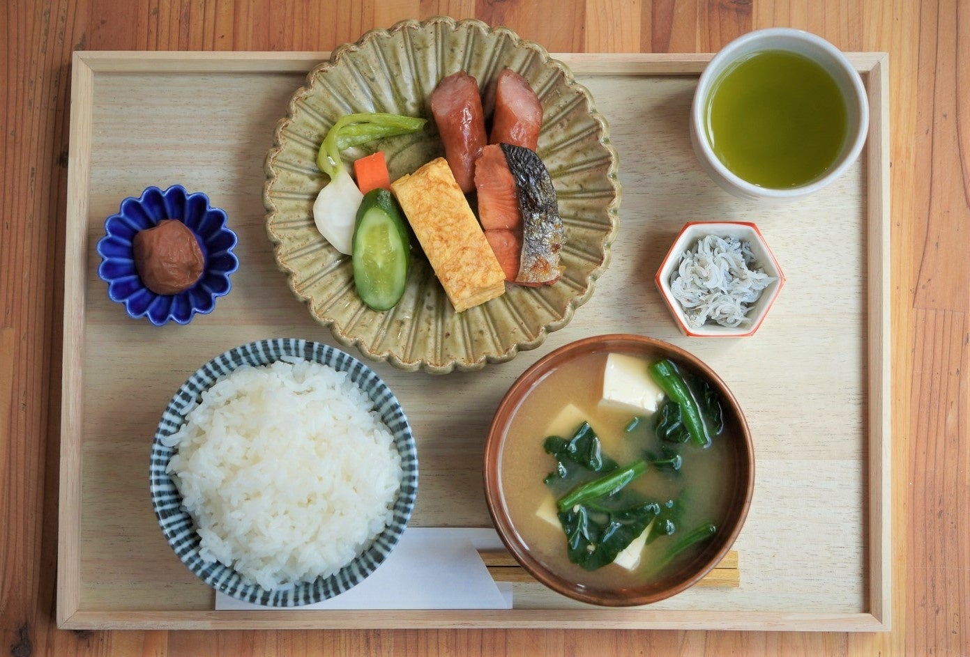 朝ごはんプレート（平日）　¥500