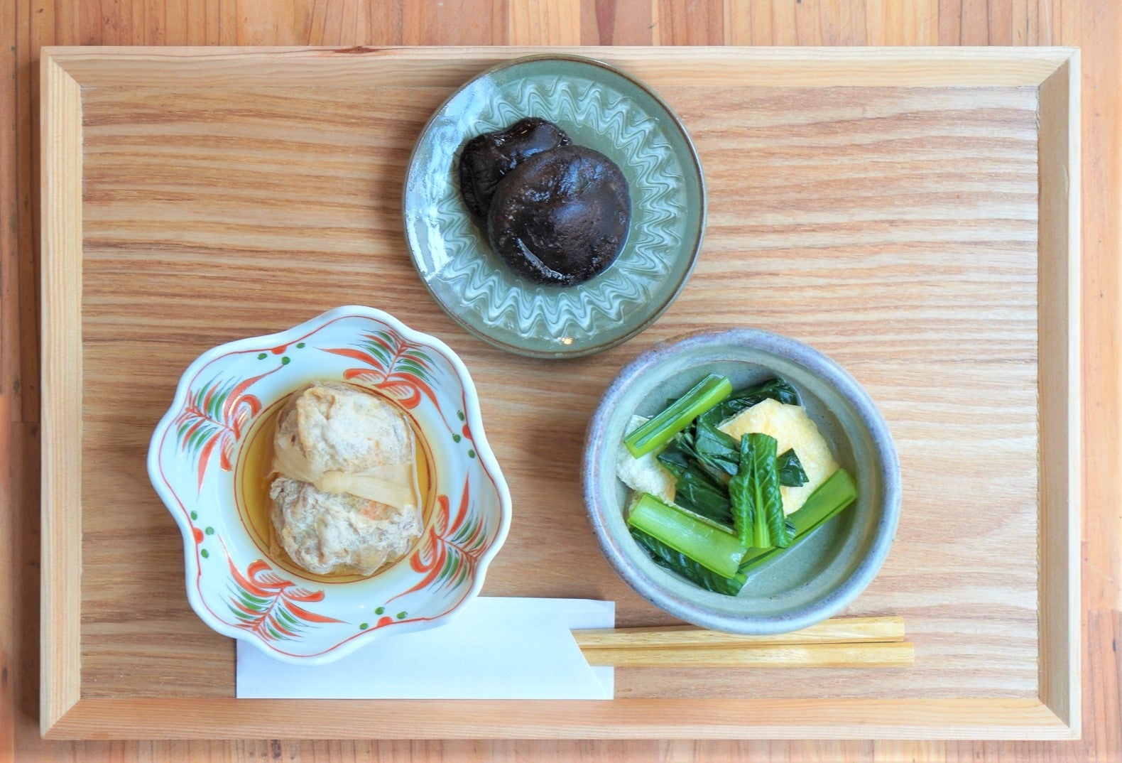 根津ごはん　「一二三小鉢3品」　￥700