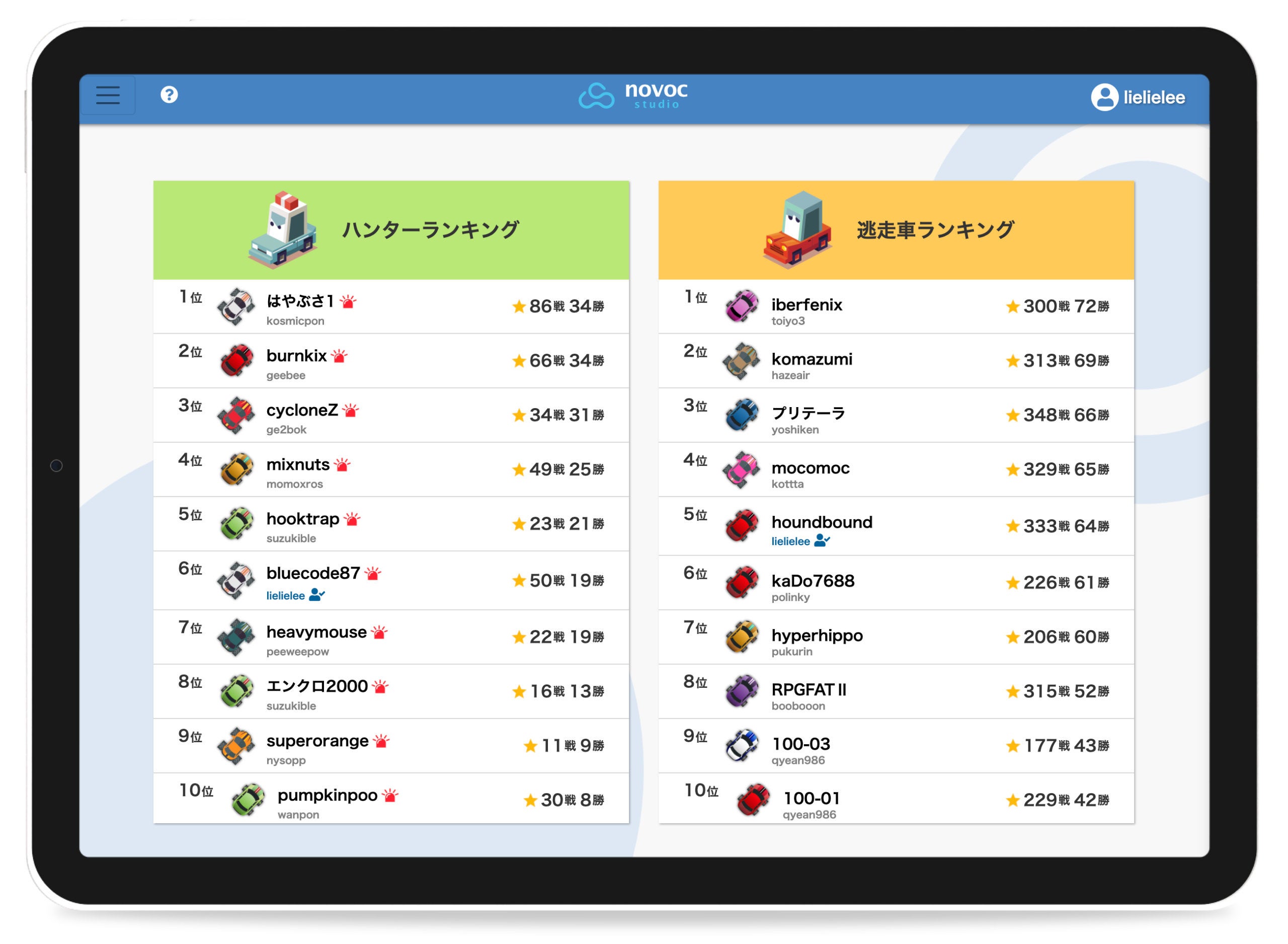 自作のゲームAIプログラムでランキングを競い合う