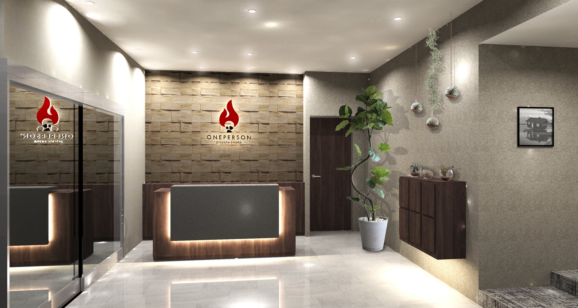 高級感のあるホテルライクなエントランス(イメージパース)