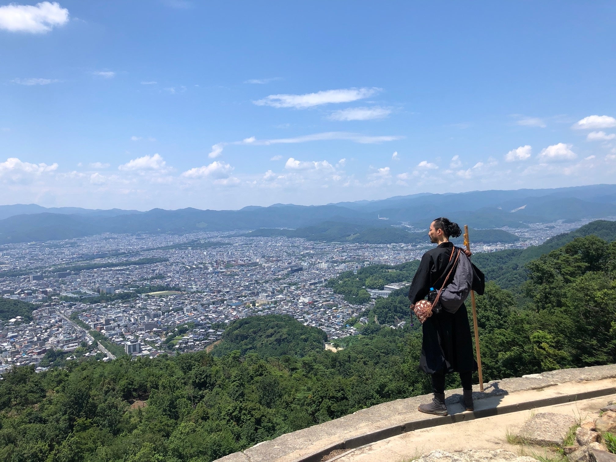 大文字山での修行