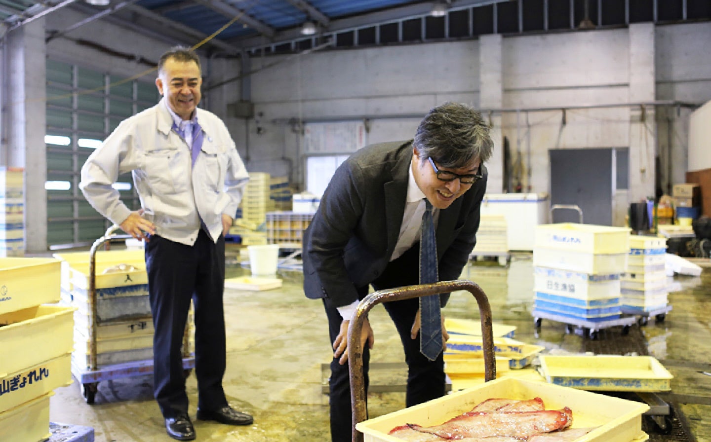 産地訪問風景②