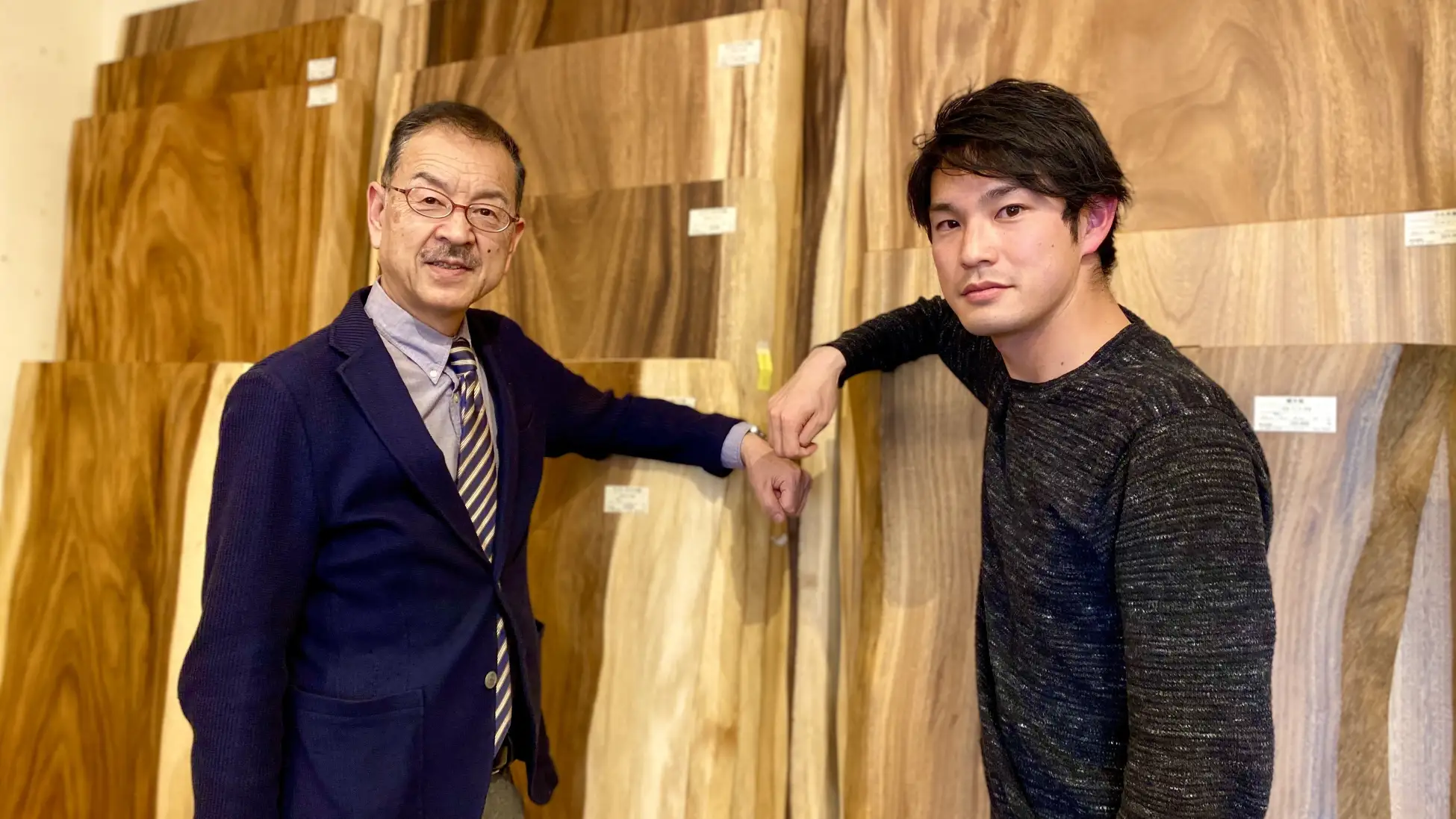 社長と社長の息子は材木屋YouTuber