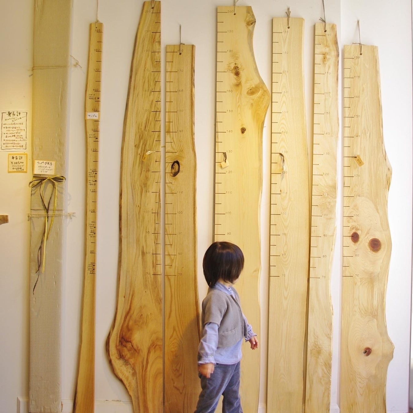 HAZAI® project人気No.1「森の身長計」家族の成長を記録できる