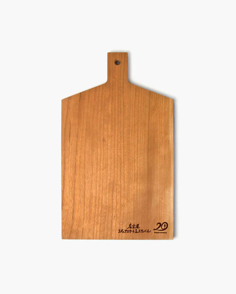 【名古屋フィギュアスケートフェスティバル】カッティングボード mini Handle オレンジ（赤）