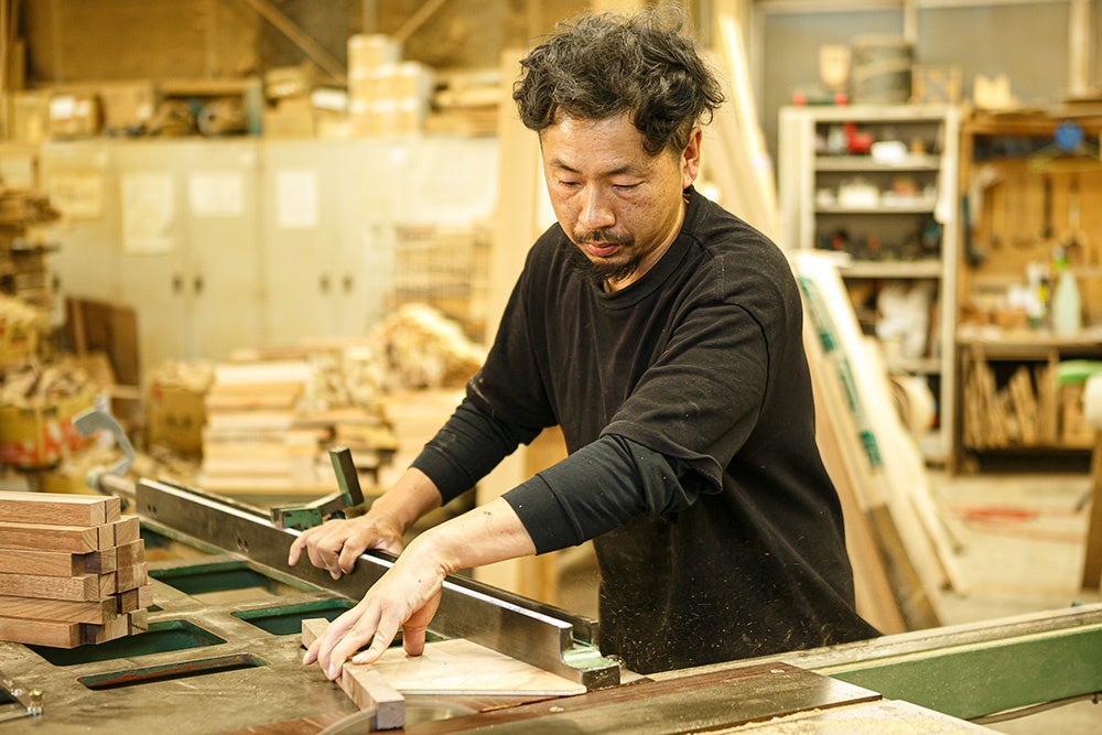 職人による製造風景