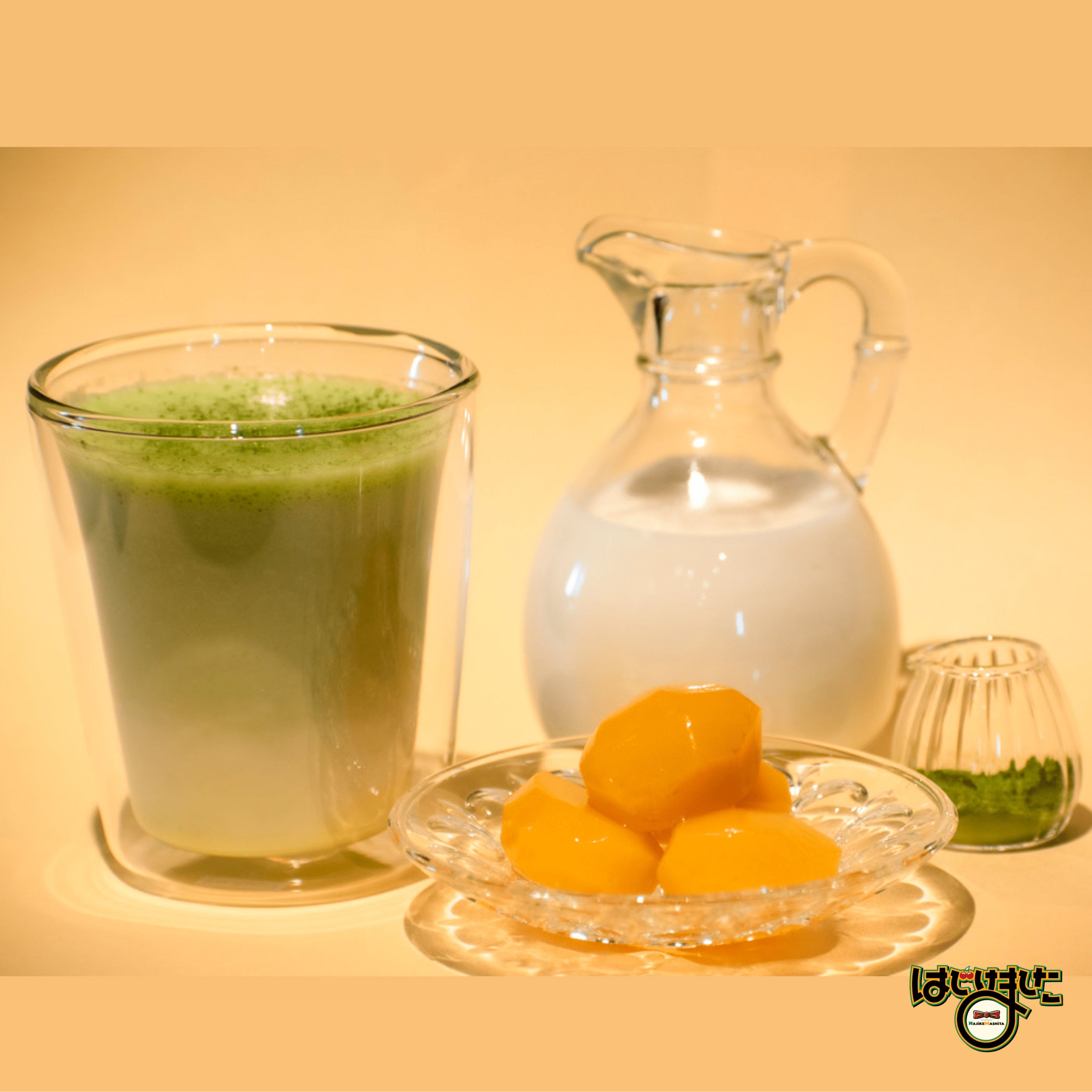 栗と抹茶のグラスホッパー