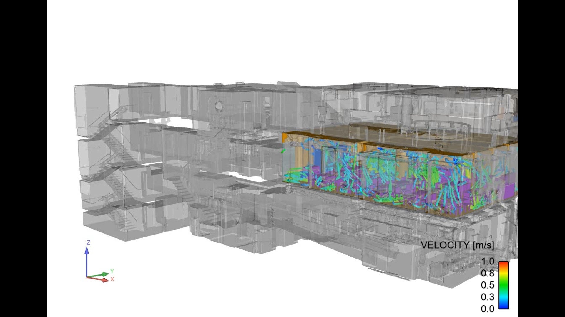 Matterportのデジタルツインデータを活用した室内空調解析シミュレーション