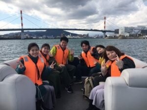 令和5年度徳島市ふるさとワーキングホリデー（ひょうたん島周遊船乗船）