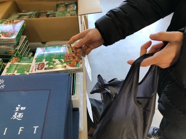 前回の配布の様子